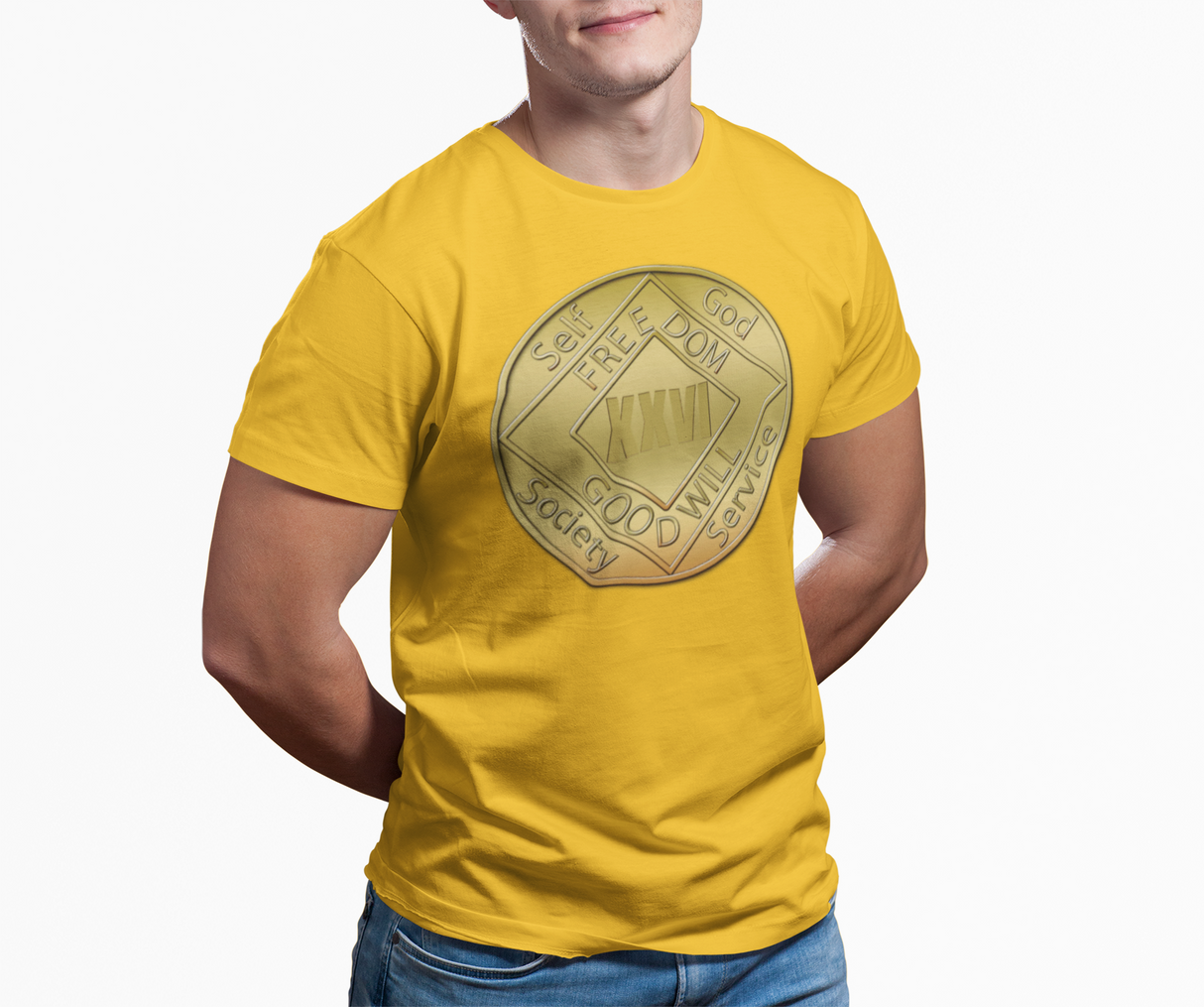 Custom Bronze NA Medallion dtg Tee