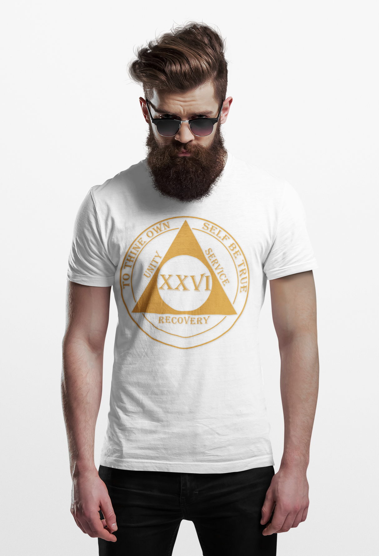 Custom AA Medallion Unisex dtg Tee