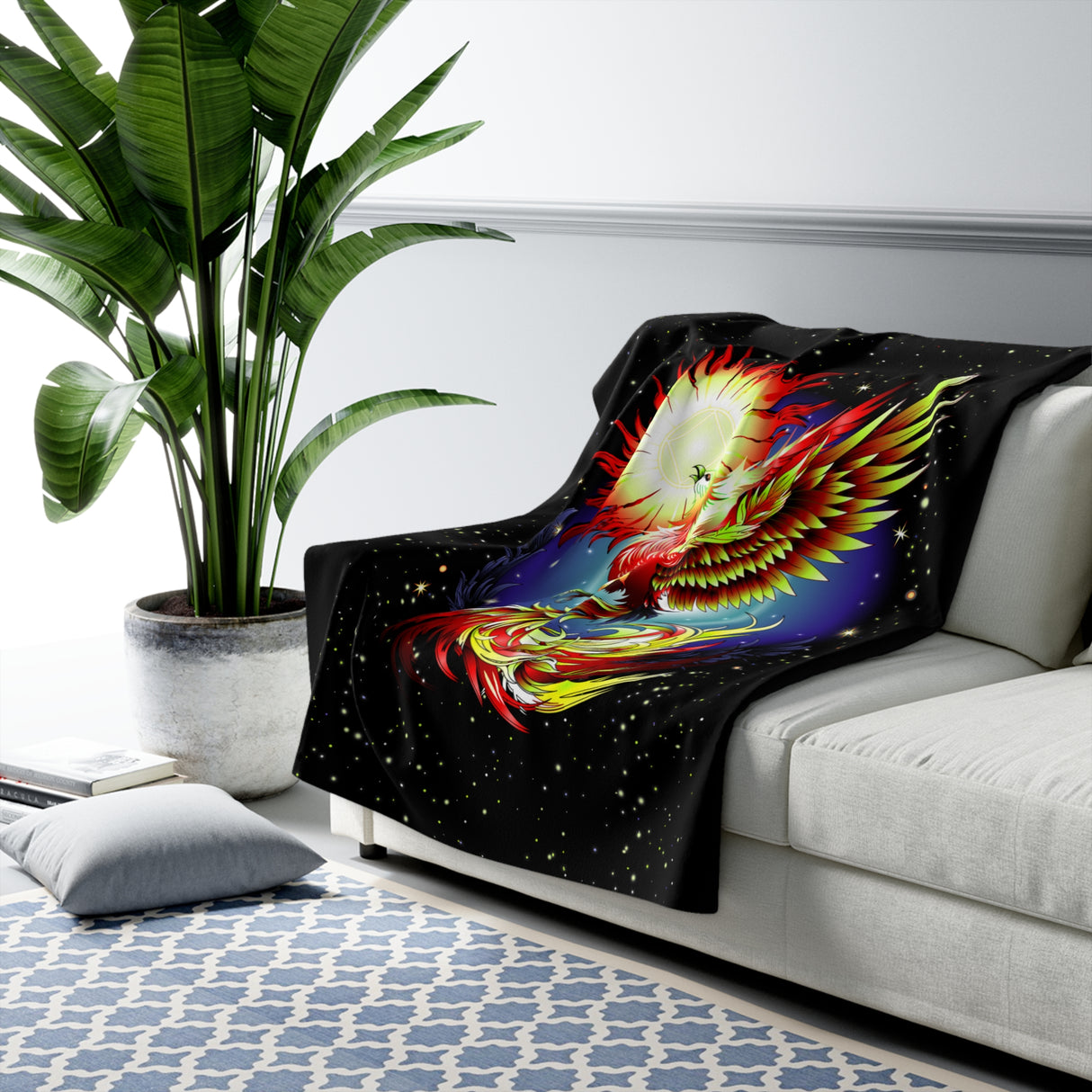 Phoenix Rising Fleece Blanket