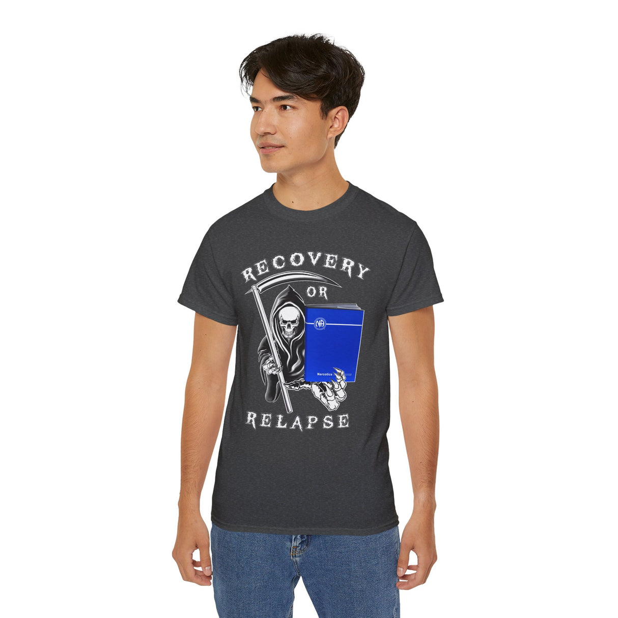 Recovery Or Relapse Reaper dtg Tee