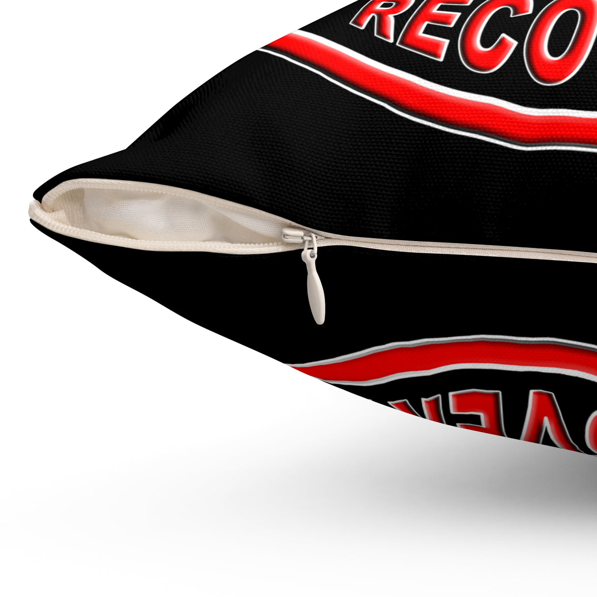 AA Symbol Black & Red Pillow