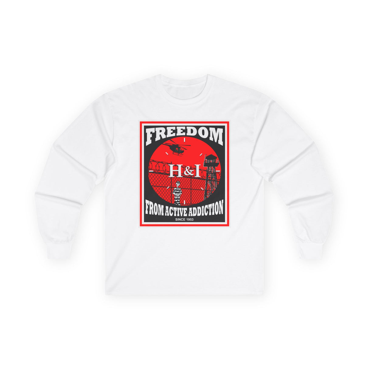 Freedom From Active Addiction Long Sleeve dtg Tee