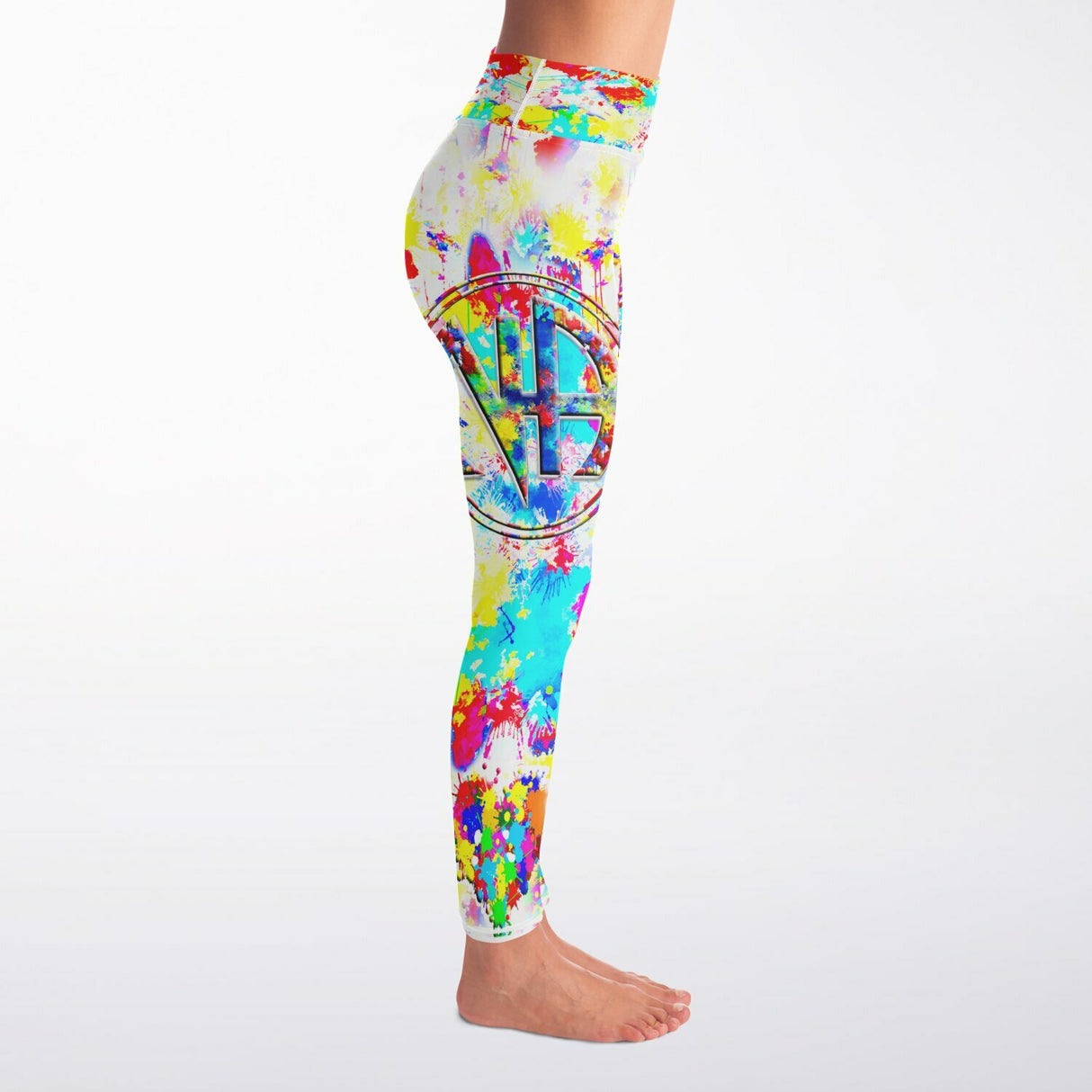 Splattered Yoga Leggings - AOP