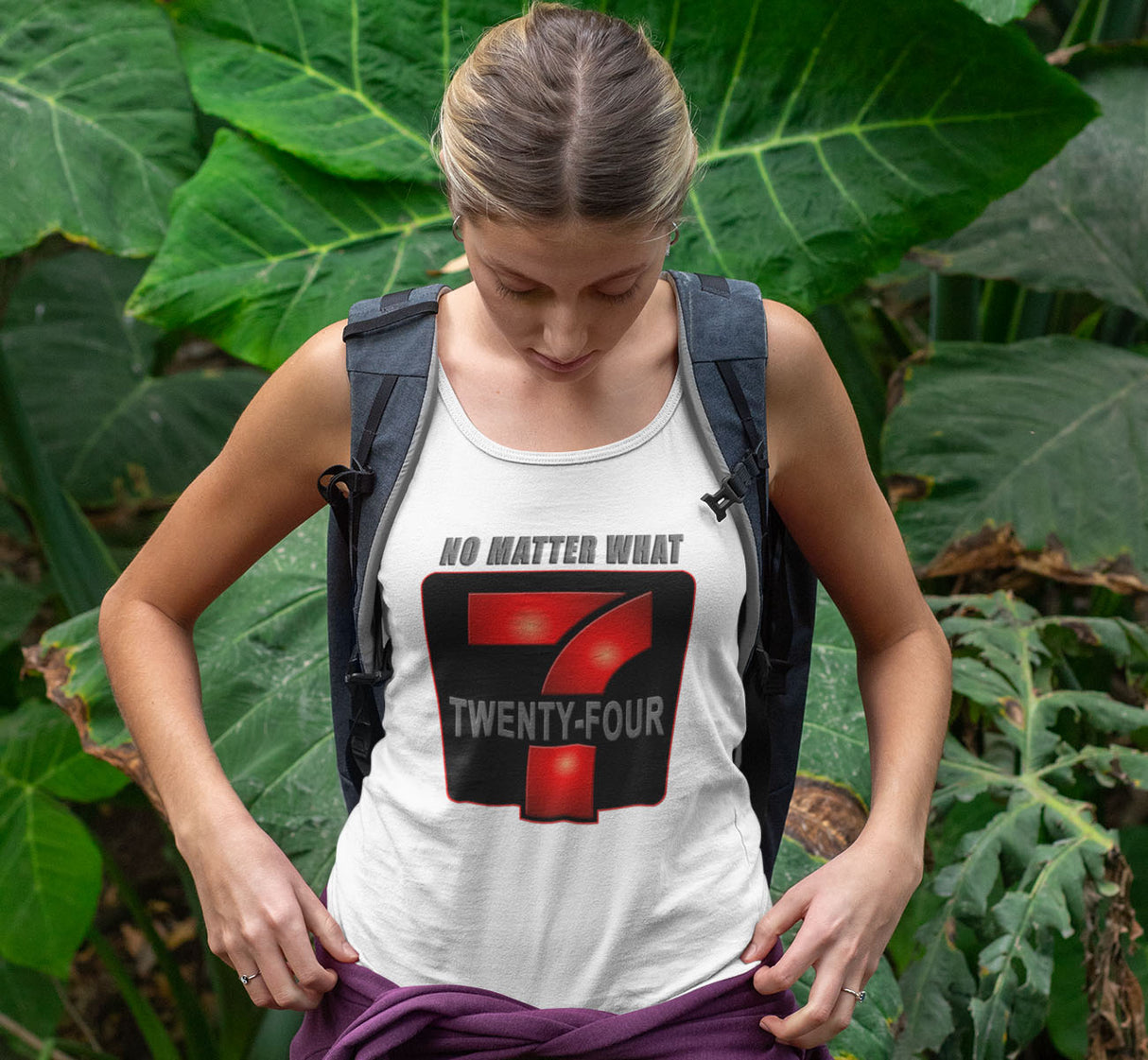 24/7 No Matter What NA Racerback Tank