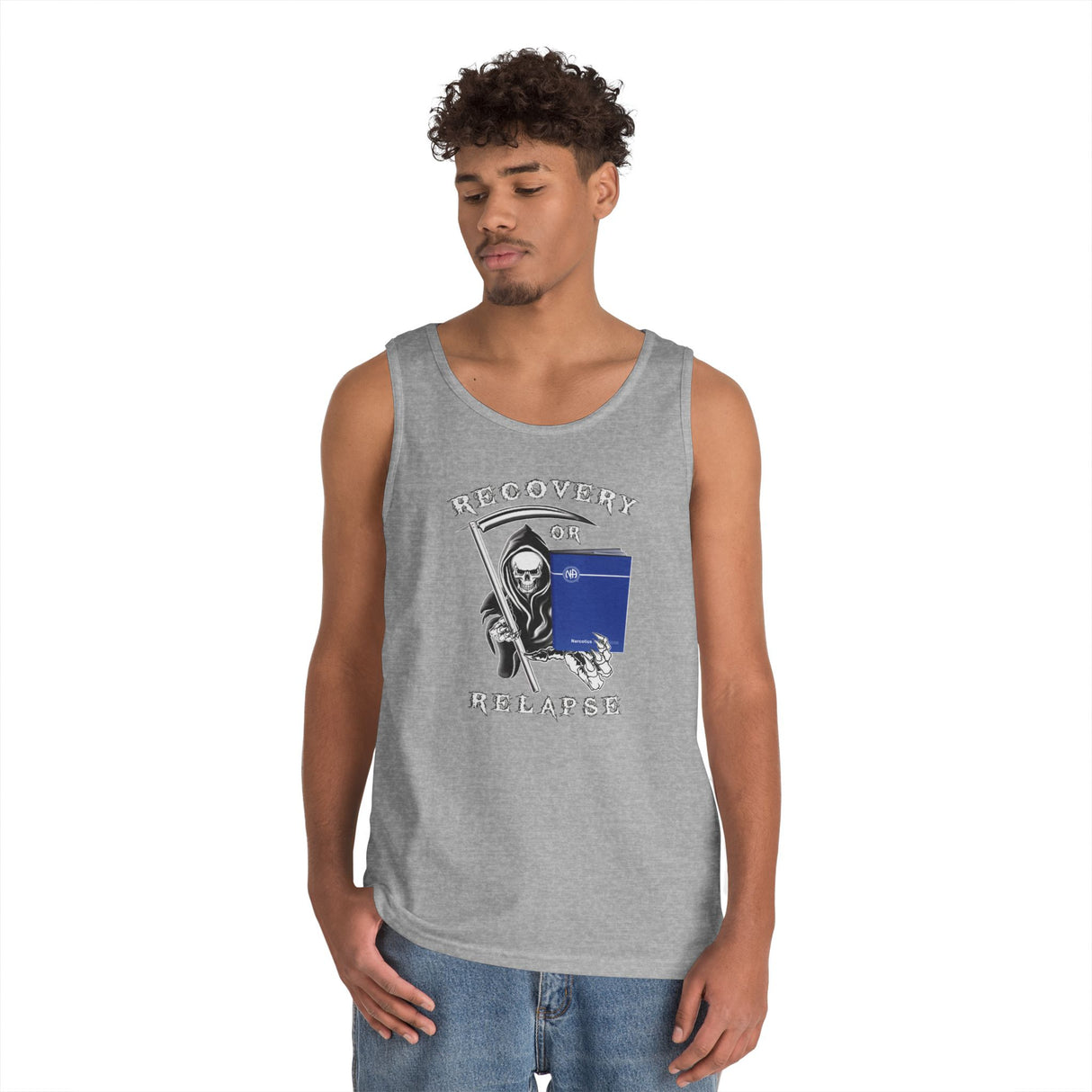 Recovery Or Relapse Reaper NA dtg Tank Top