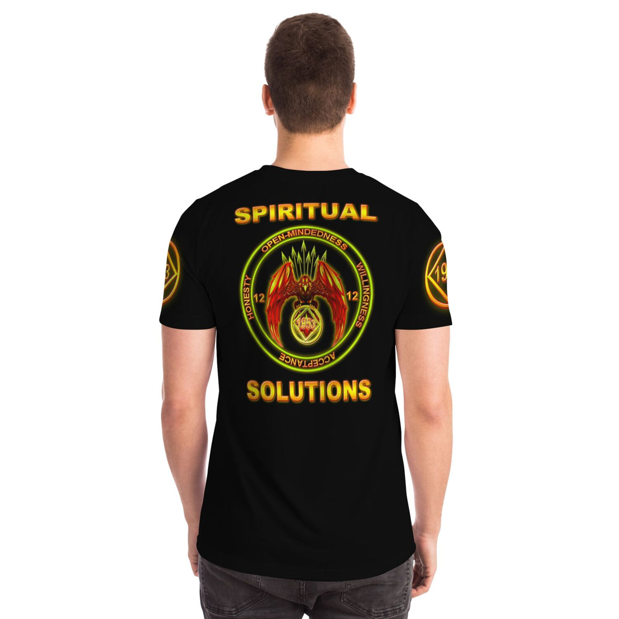 Spiritual Solutions AOP T-shirts
