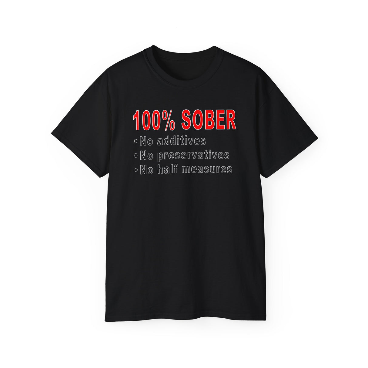 100% Sober dtg Tee