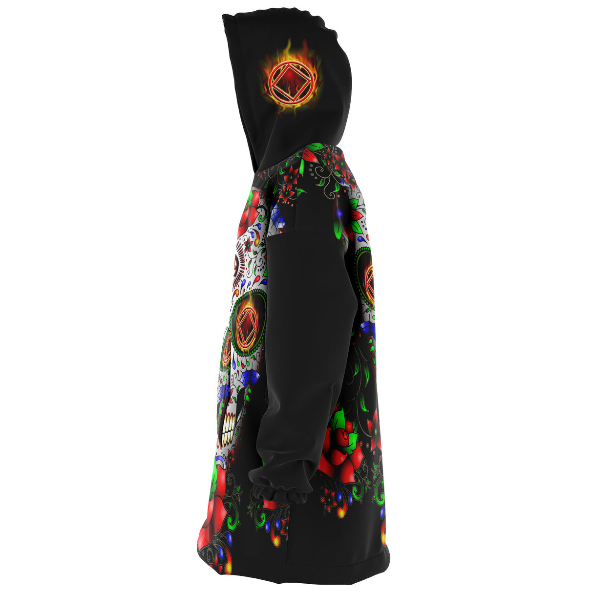 Sugar Skull Snug Hoodie - AOP