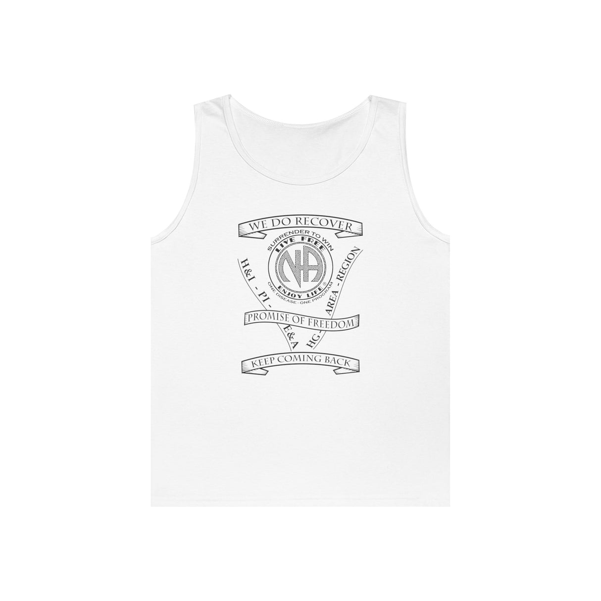 NA Service Slogans dtg Tank Top