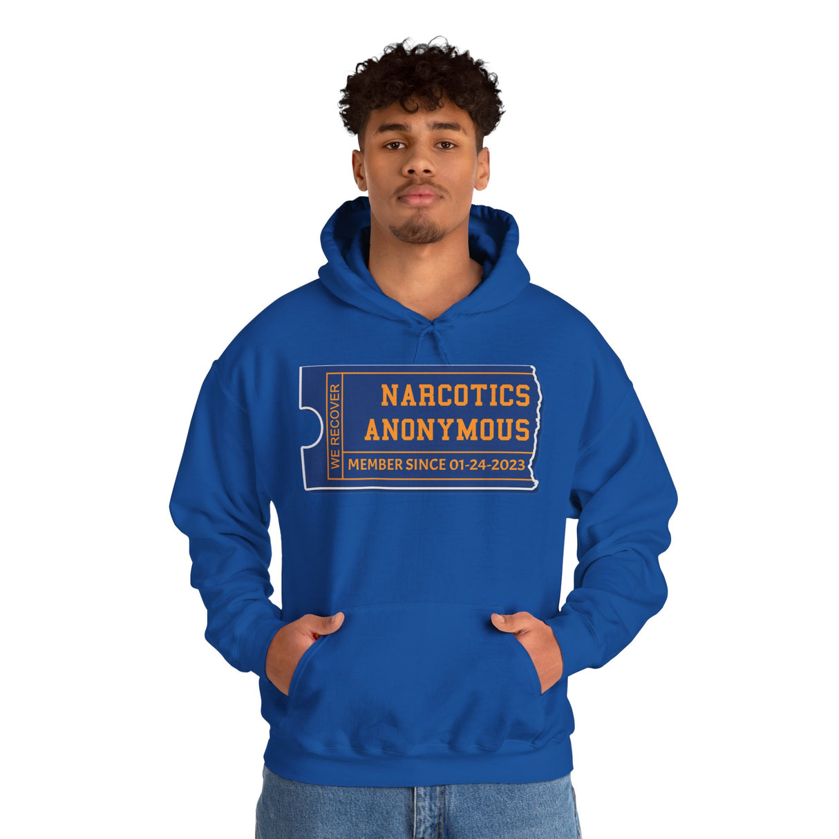 Custom NA Membership Ticket dtg Hoodie