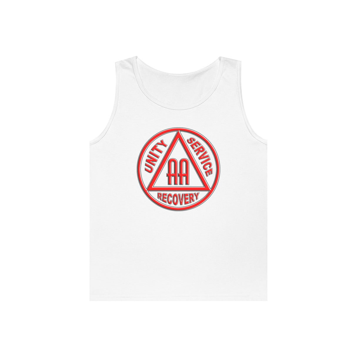 AA Red & Black AA Symbol dtg Tank Top