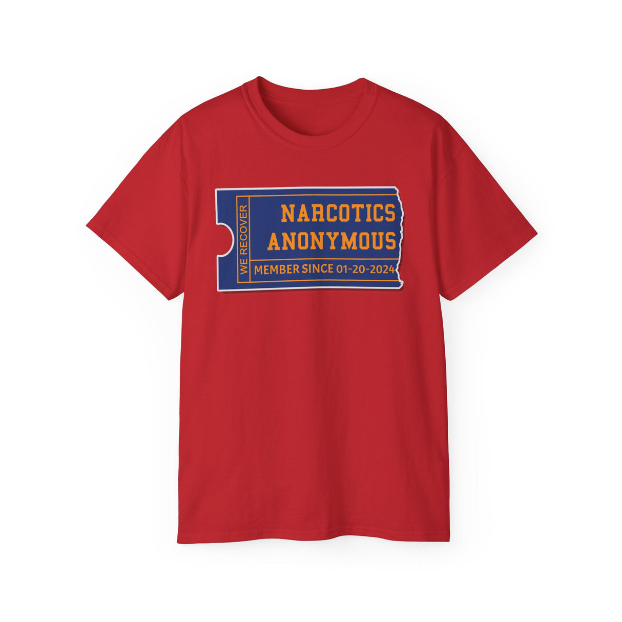 Custom NA Membership Ticket Tee