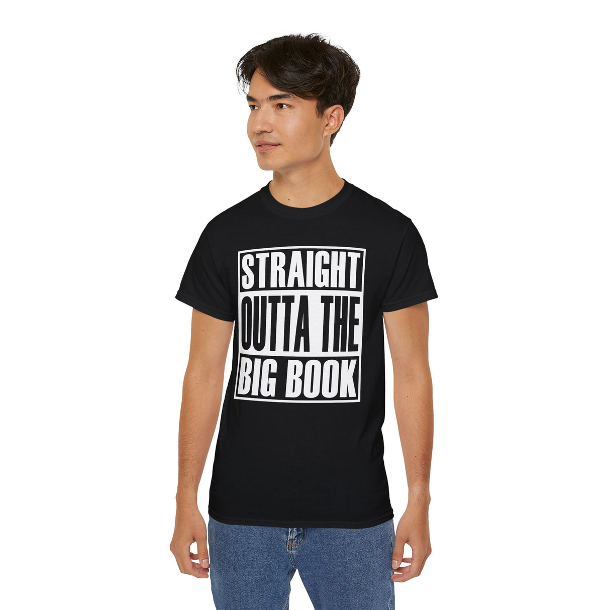 Straight Outta The Big Book AA dtg Tee