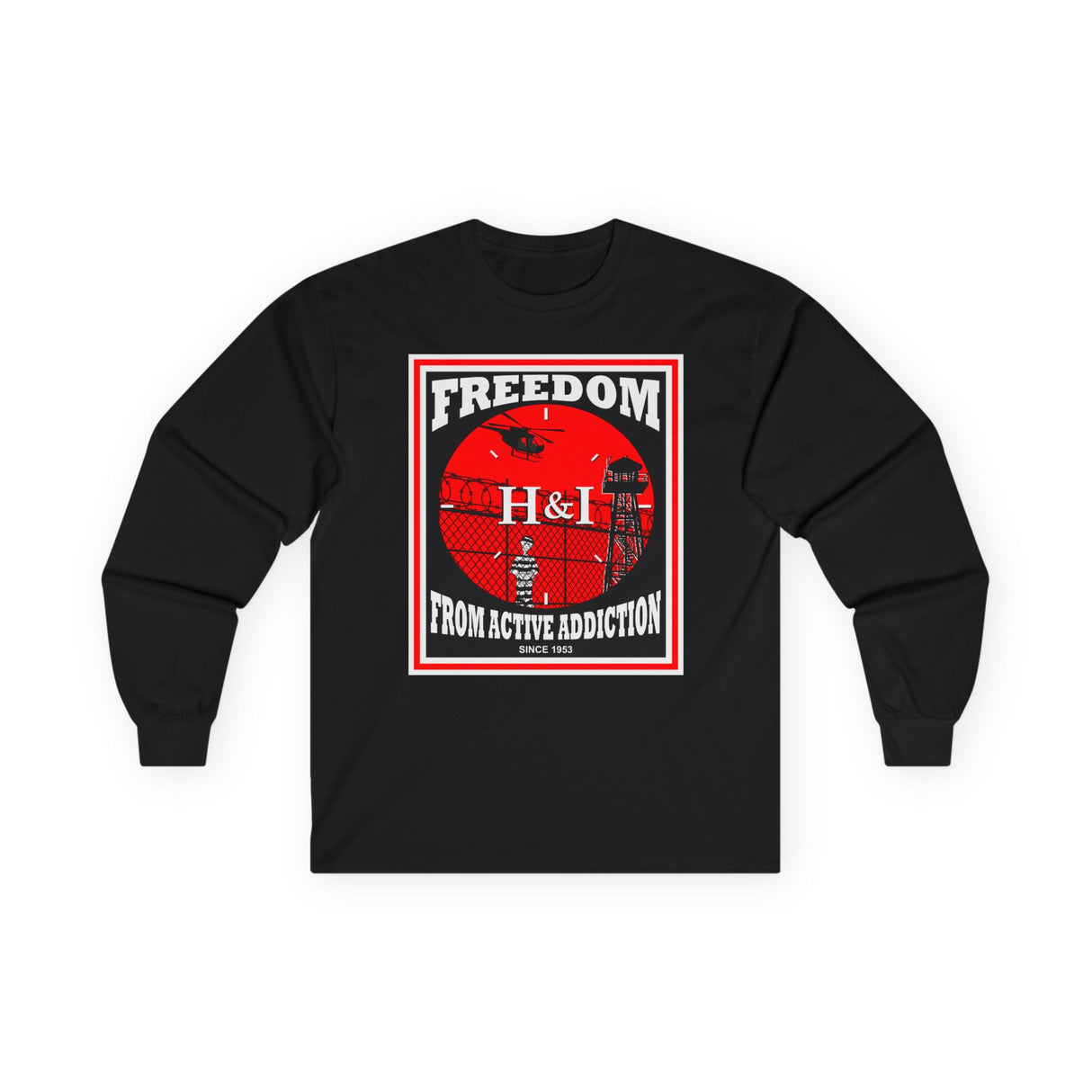 Freedom From Active Addiction Long Sleeve dtg Tee