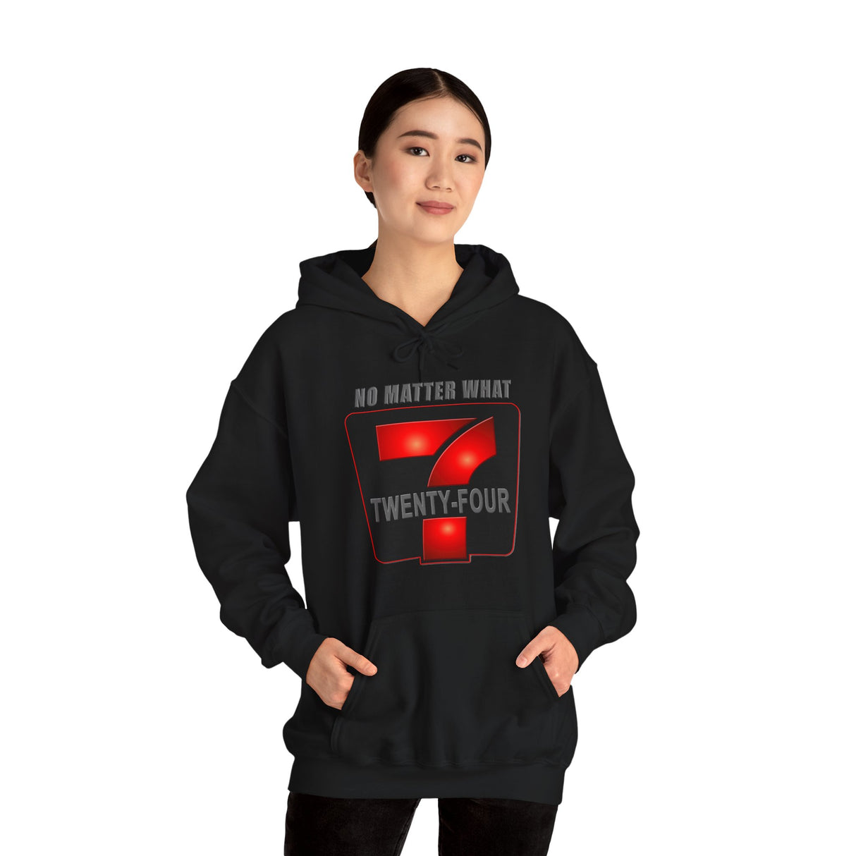 24/7 No Matter What dtg Hoodie
