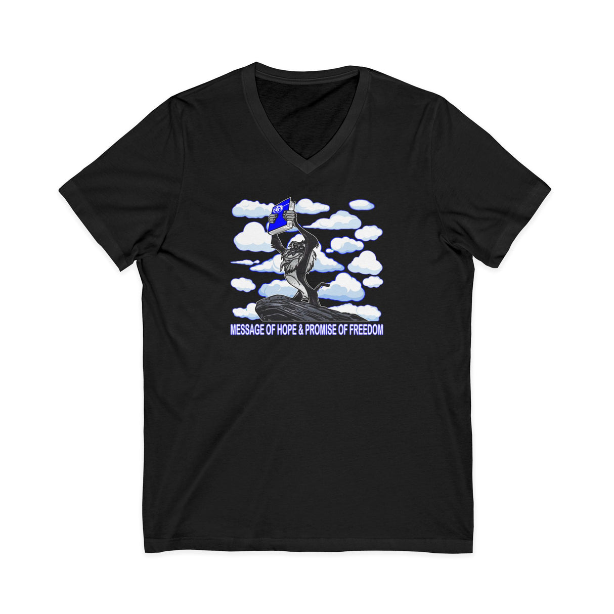 Rafiki The Messenger dtg V-Neck Tee