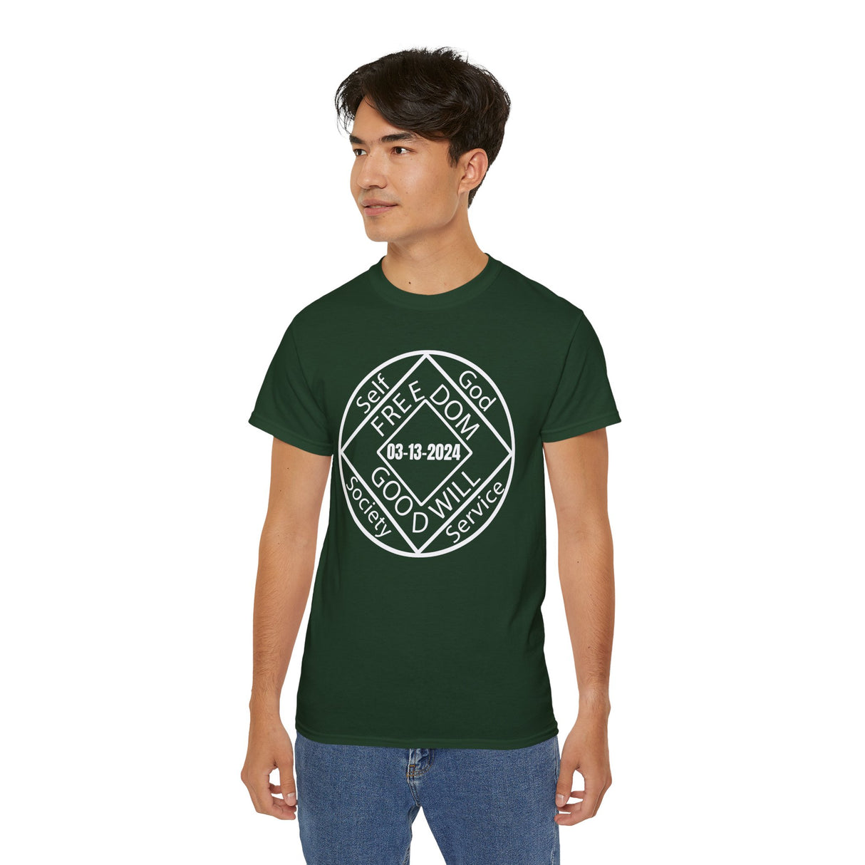 Custom Two-Sided NA Medallion dtg Tee