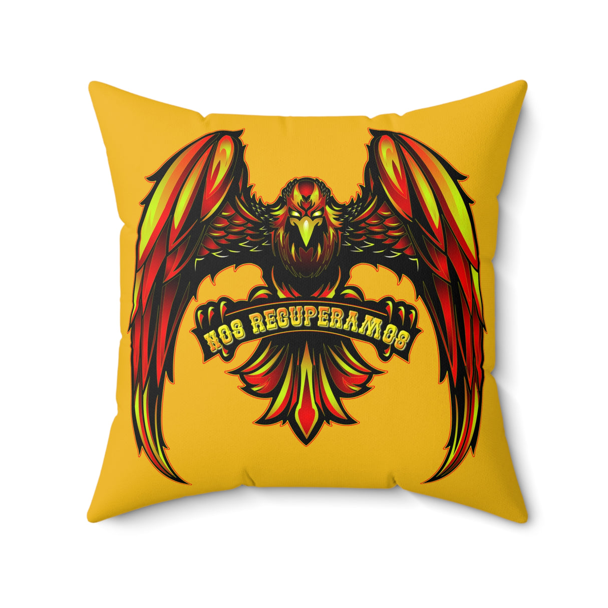 We Do Recover Eagle Yellow Pillow