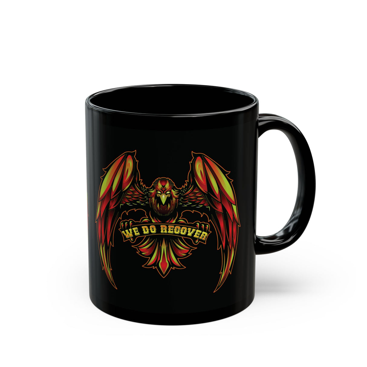 We Do Recover Eagle 11oz Black Mug
