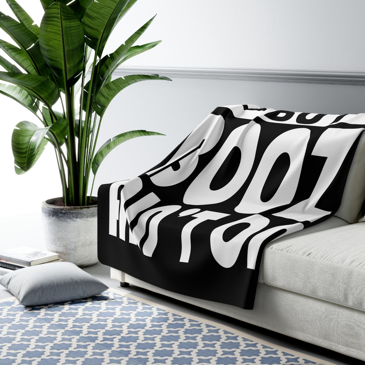 99 Problems Booze Ain't One Fleece Blanket