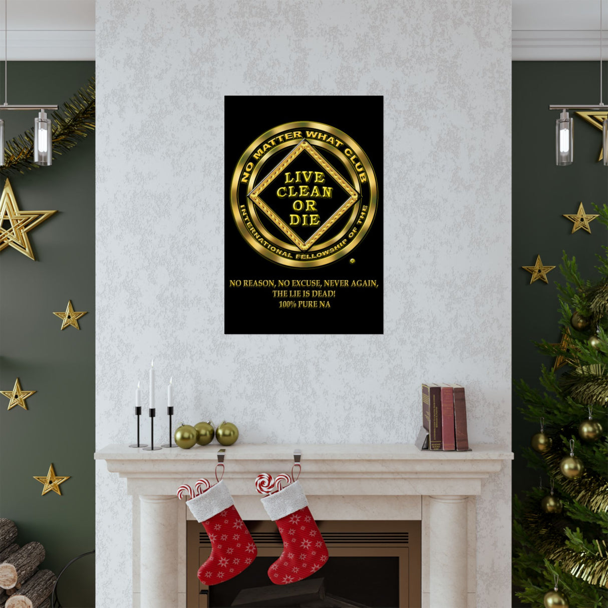 No Matter What Gold Vertical Posters