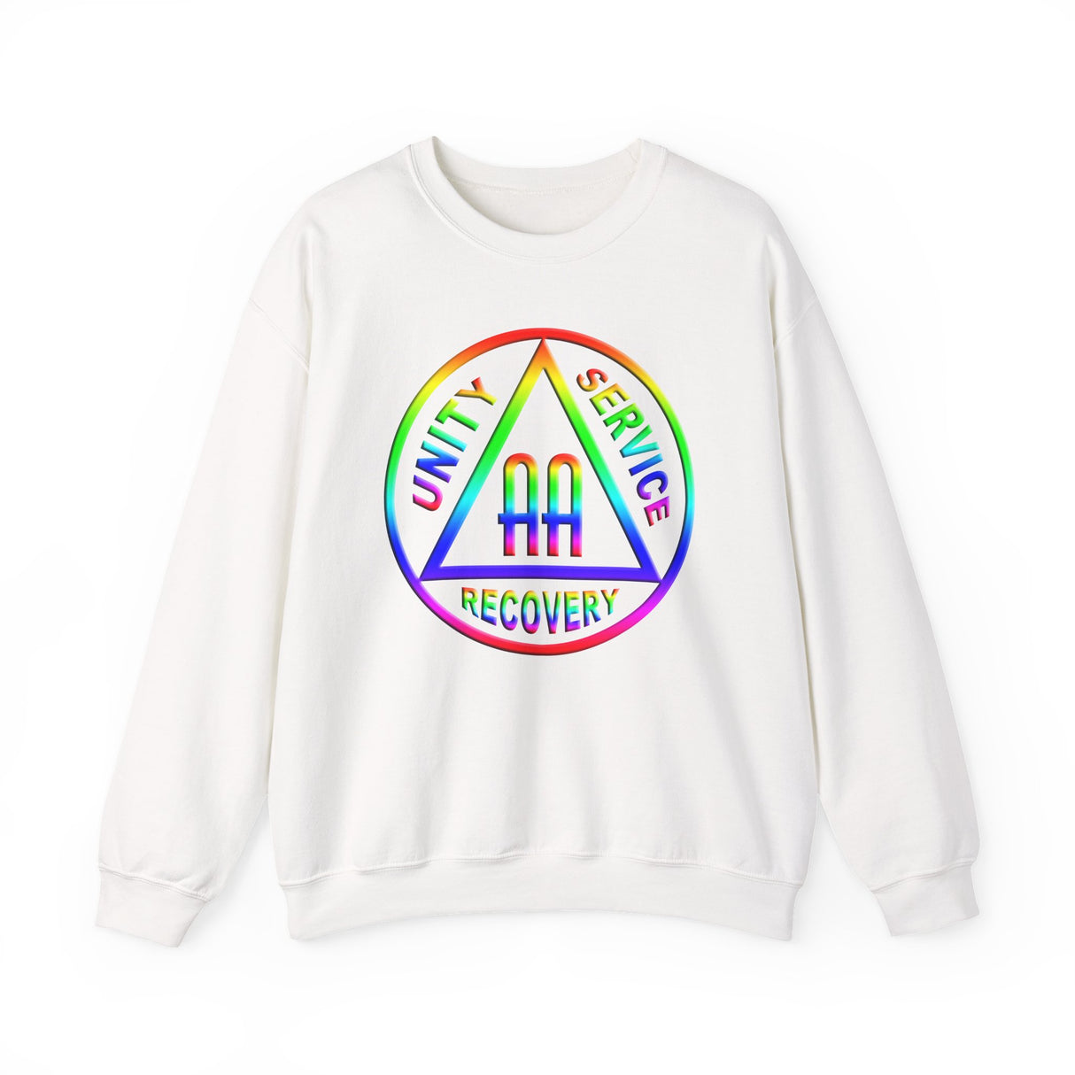 AA Rainbow Symbol dtg Crewneck Sweatshirt