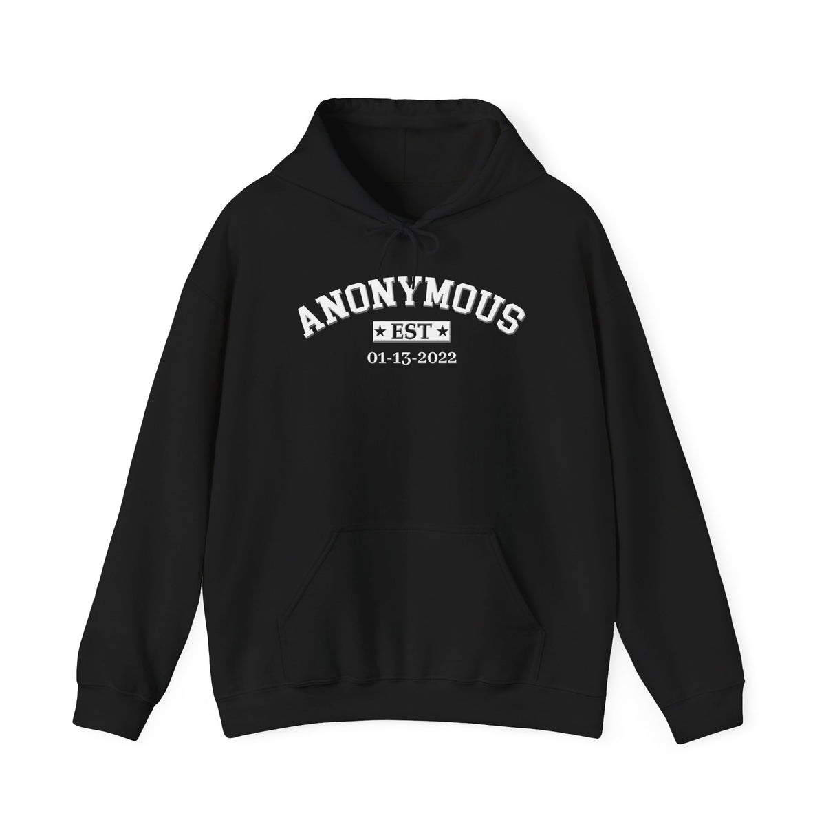Custom Anonymous Est Clean Date Hoodie