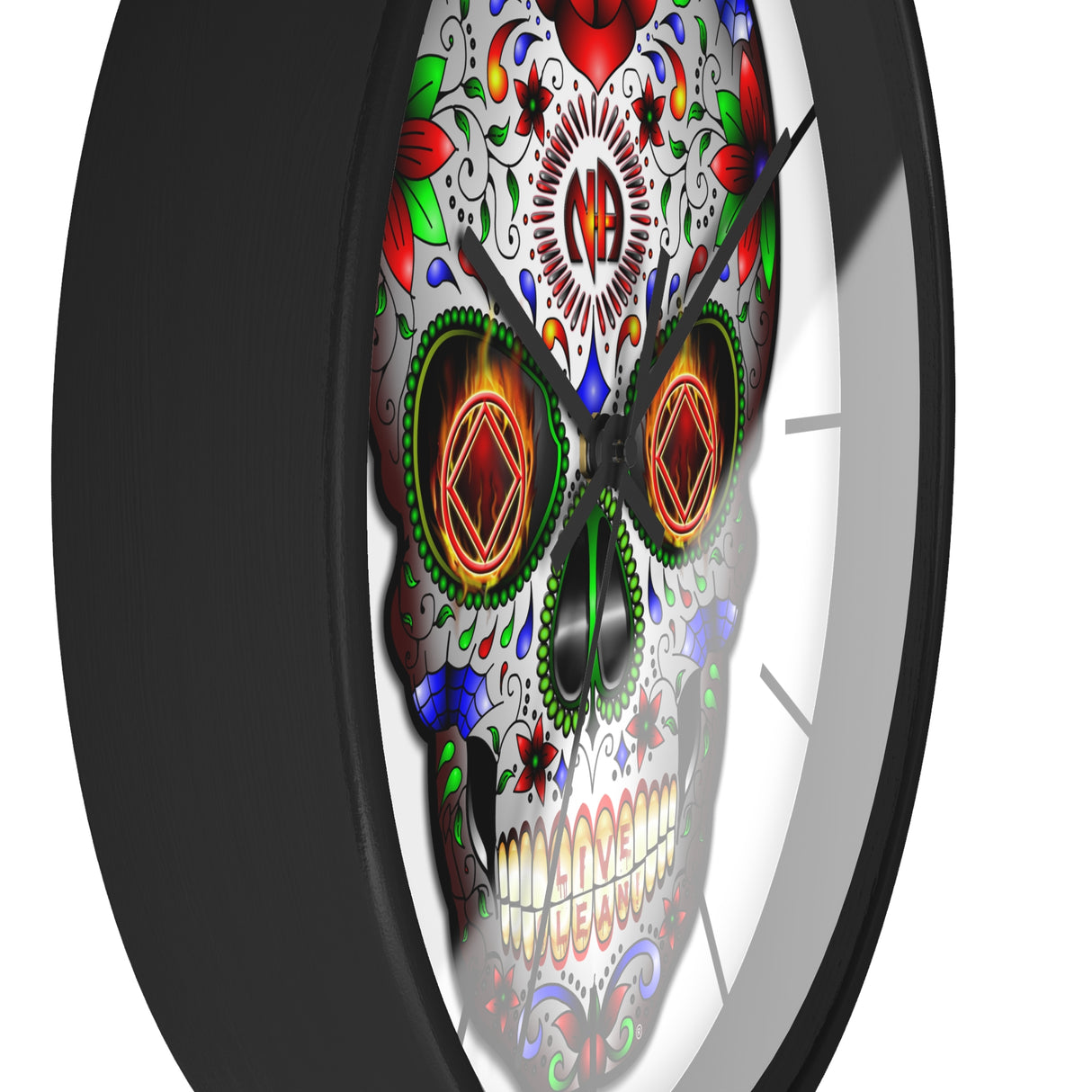Sugar Skull Wall clock