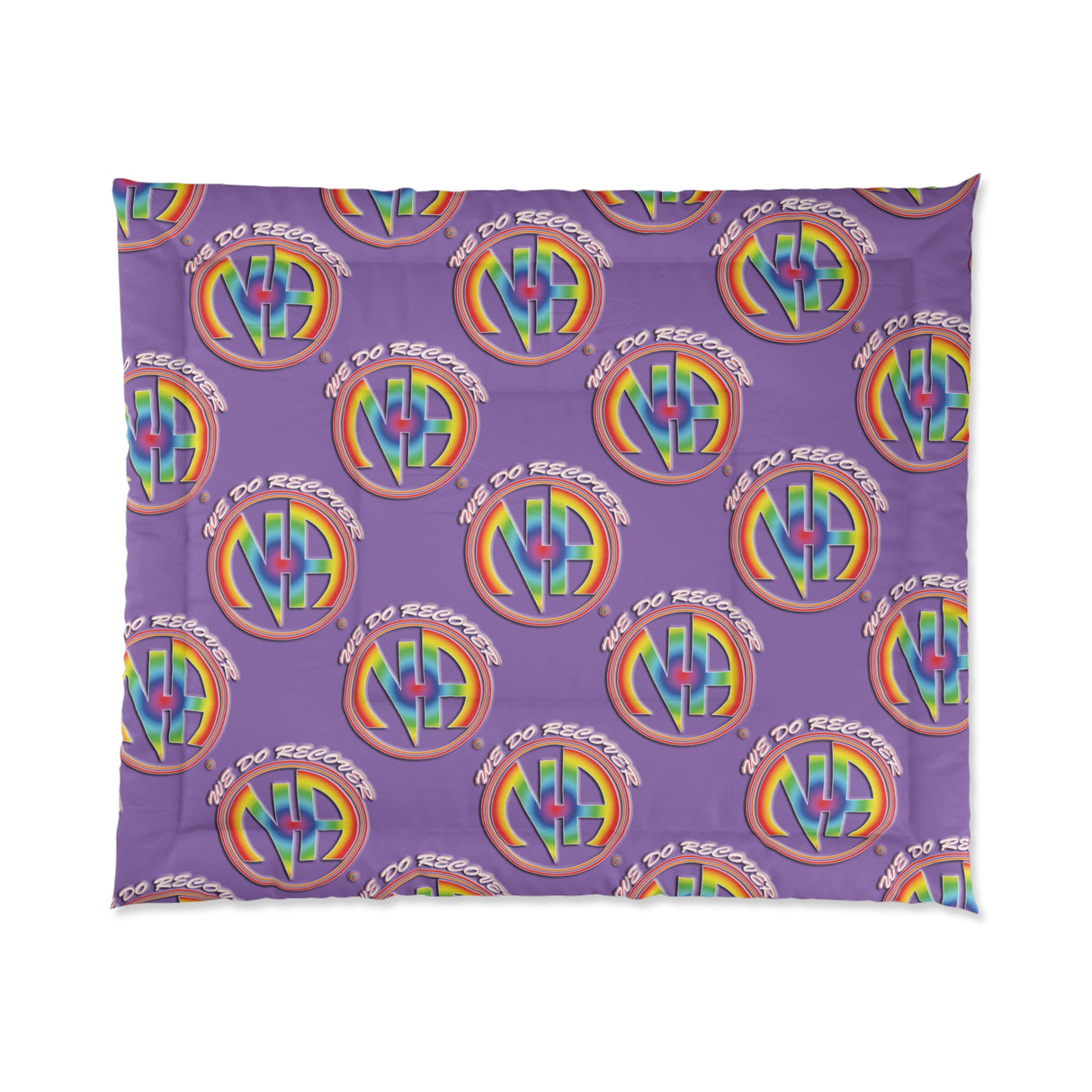 We Recover Rainbow Comforter