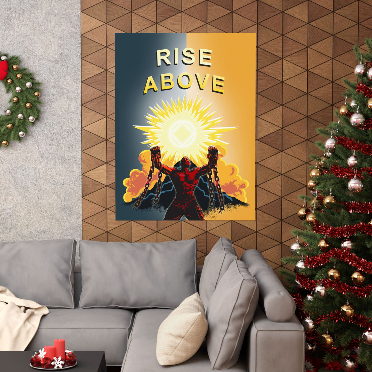 Rise Above V.2 Vertical Posters