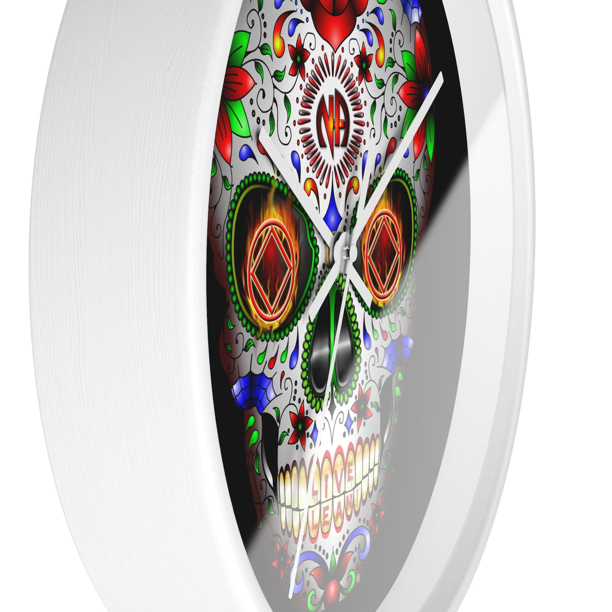 Sugar Skull Wall clock