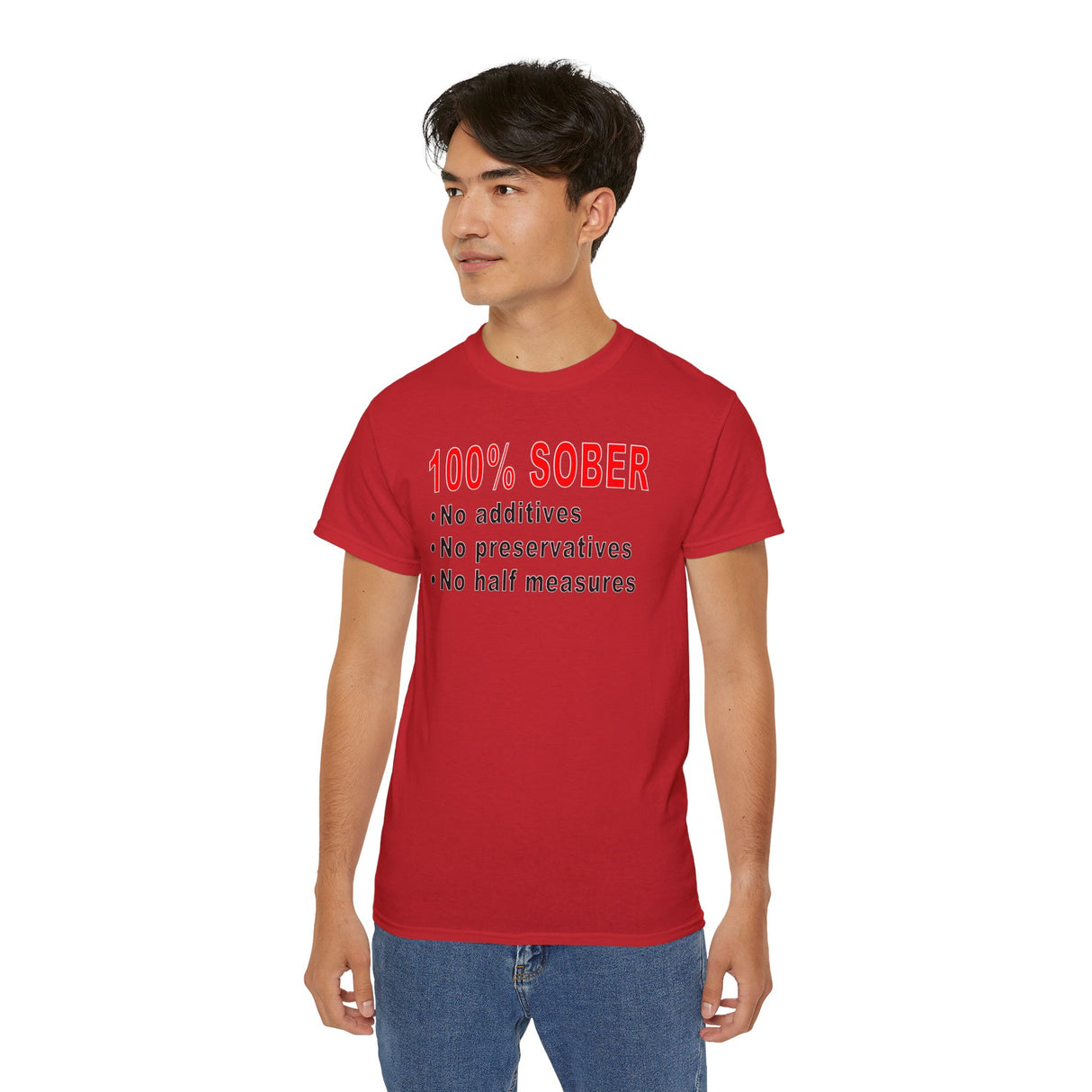 100% Sober dtg Tee