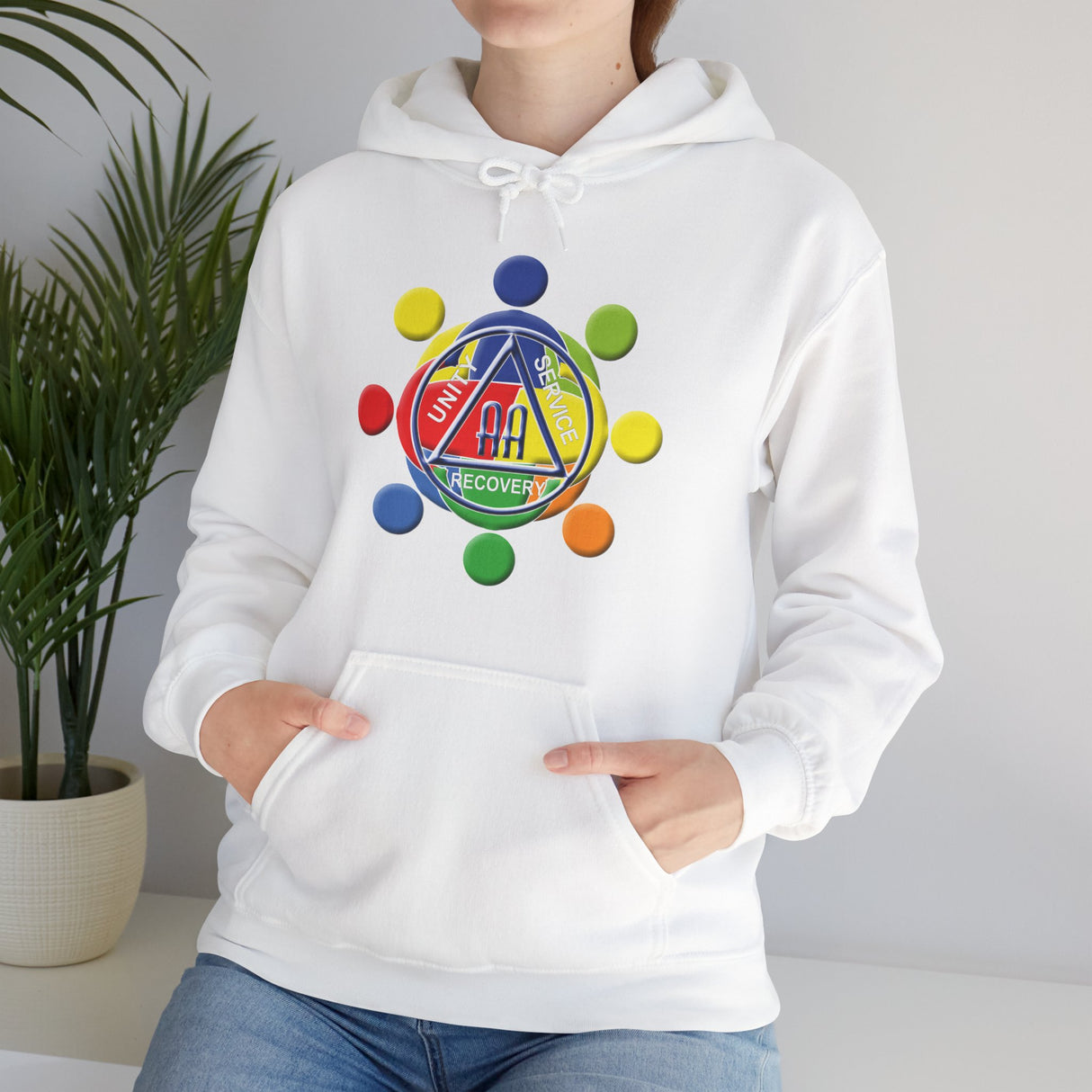 Circle Of Love AA dtg Hoodie