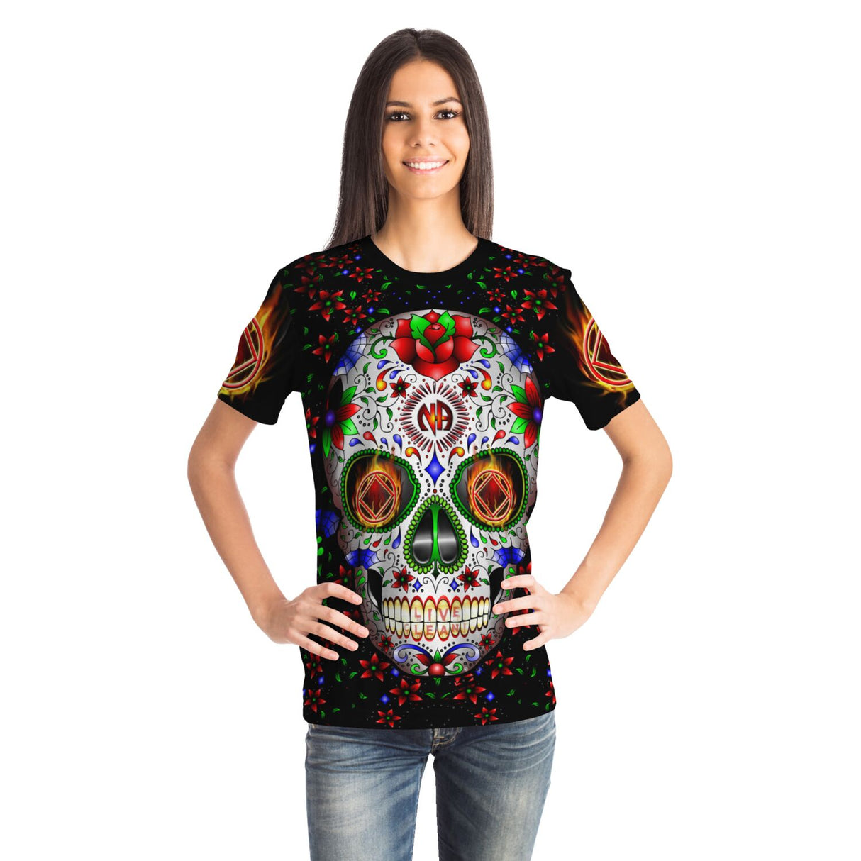 Sugar Skull 1 AOP T-shirts
