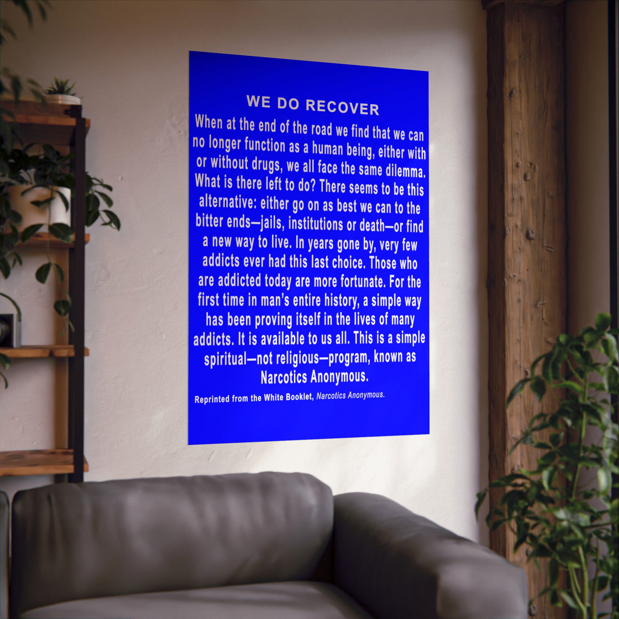 We Do Recover Vertical Posters