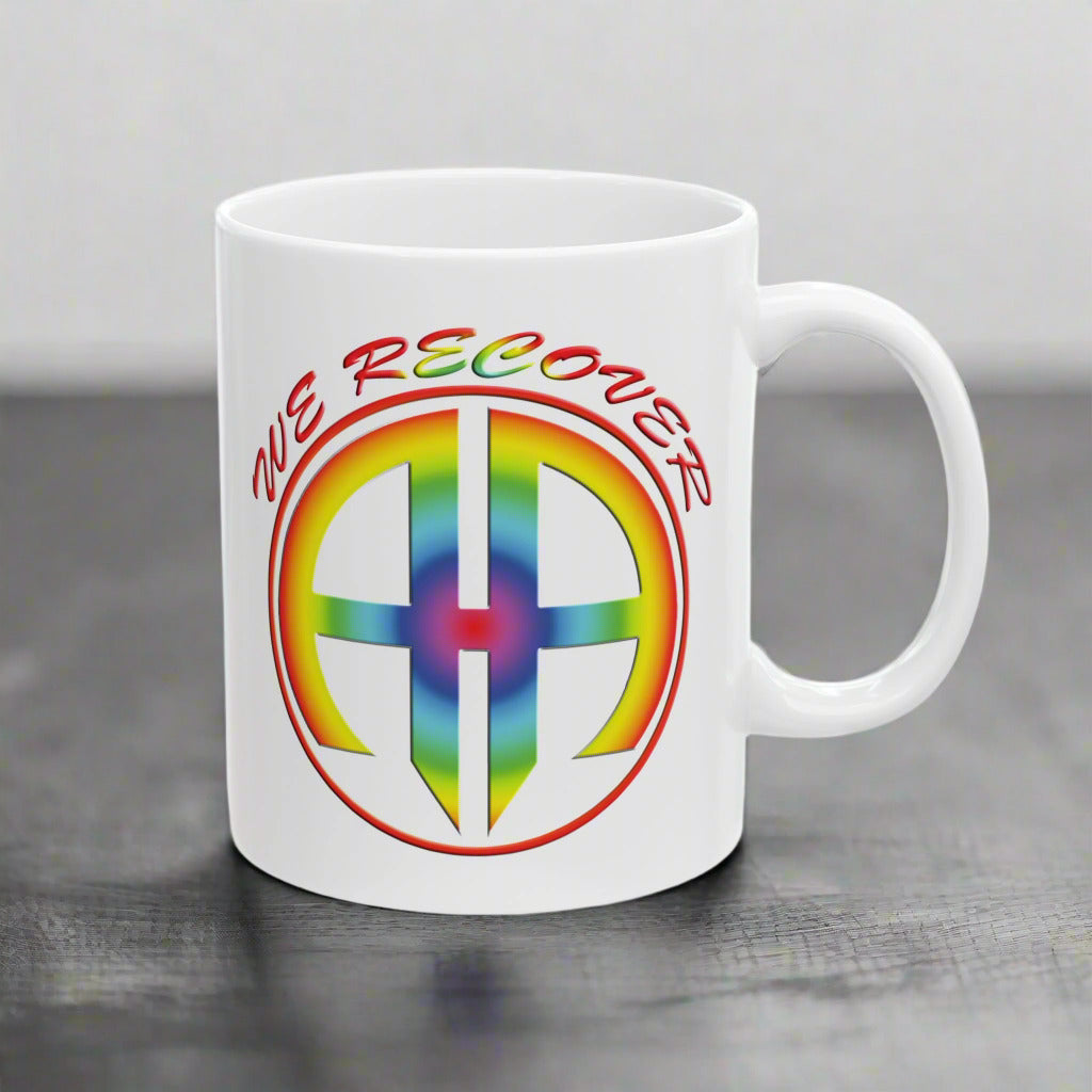 AA We Recover Rainbow 11oz Ceramic Mug