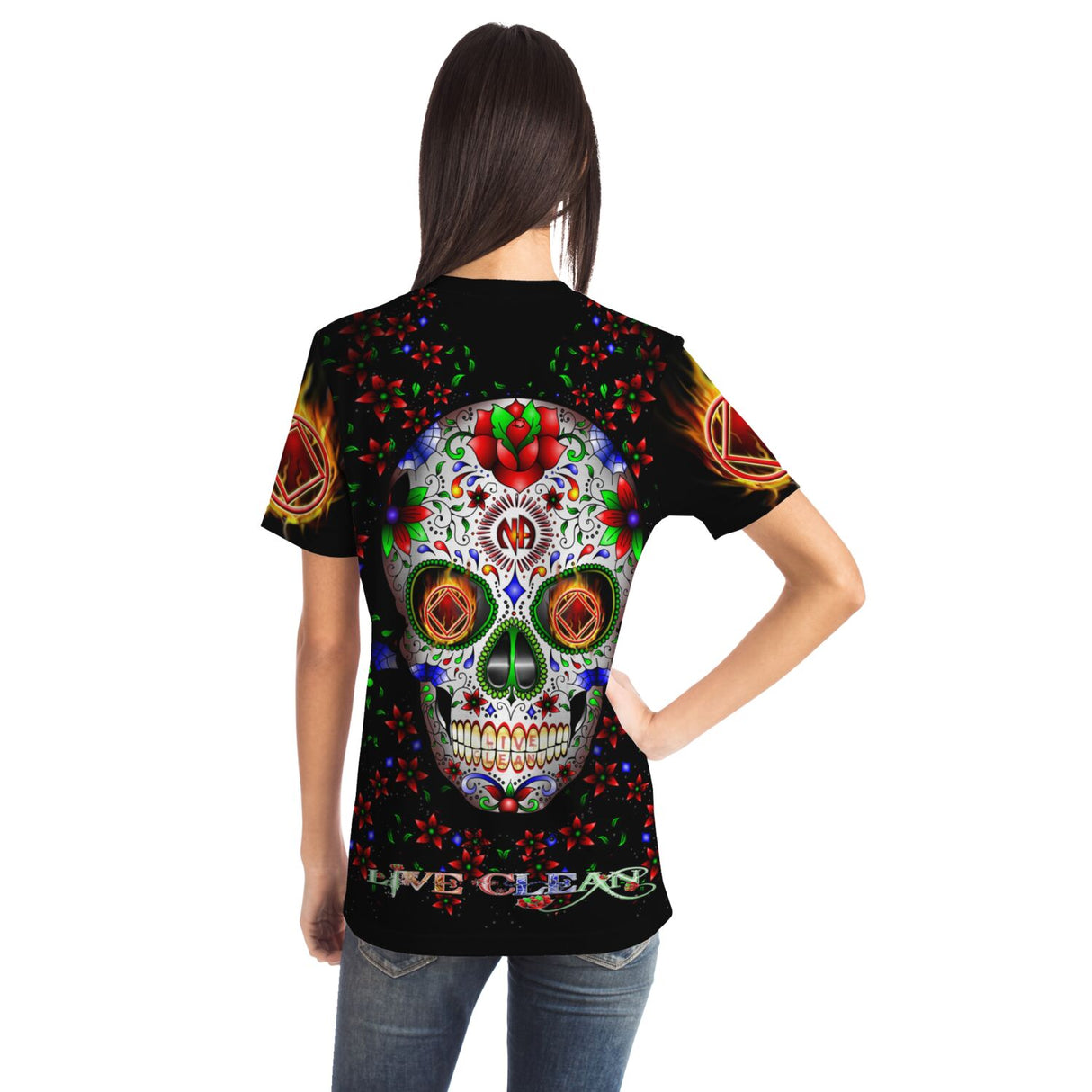 Sugar Skull 1 AOP T-shirts