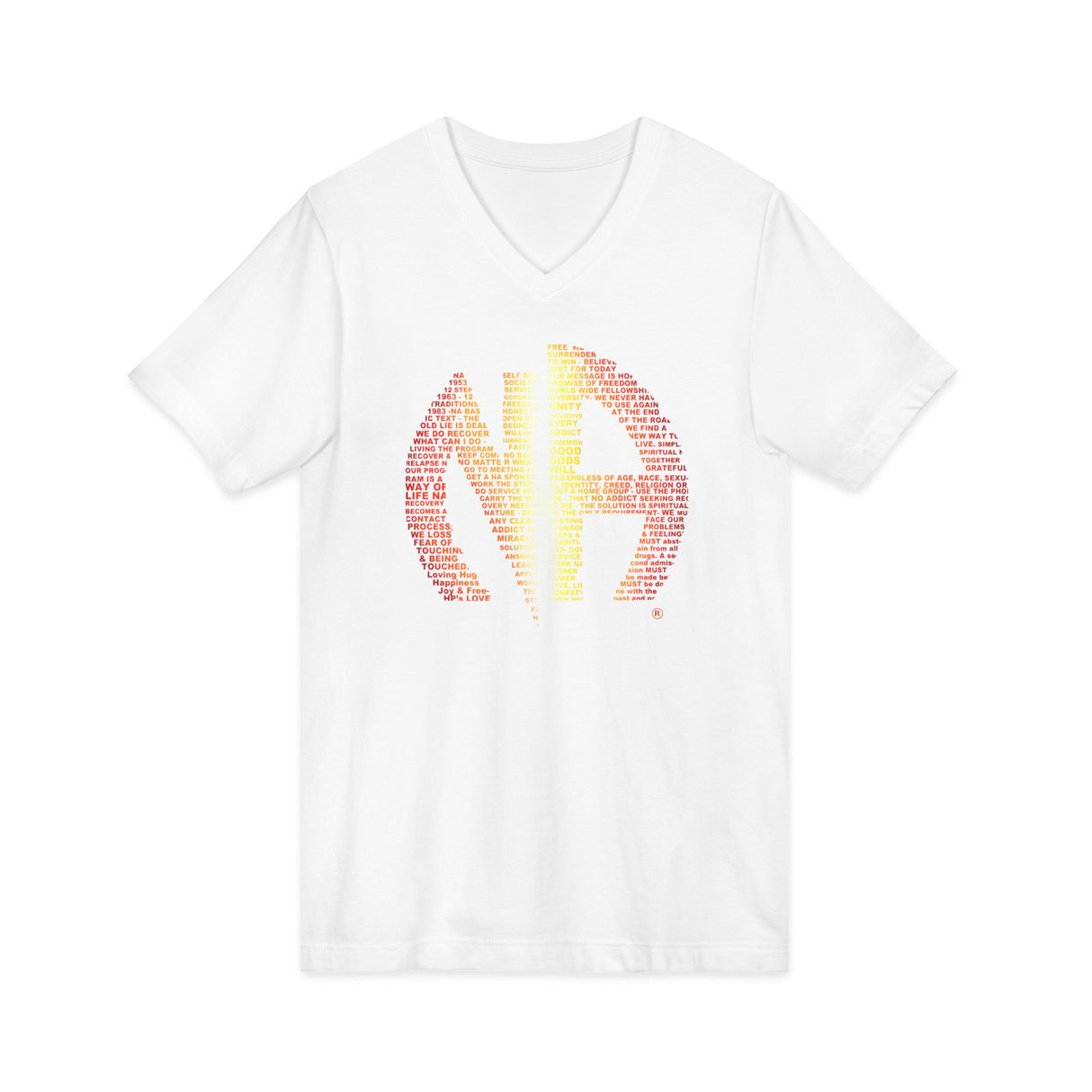 Words Of Recovery V.2 V-Neck Tee