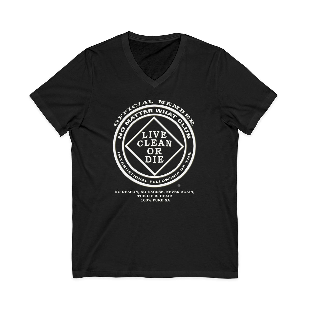 No Matter What Club dtg V-Neck Tee