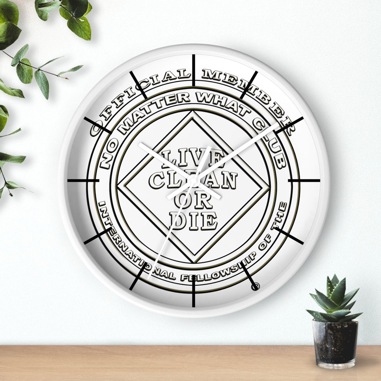 No Matter What Wall clock