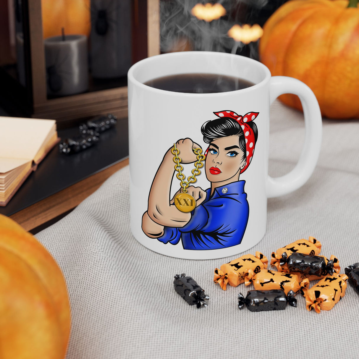 Customized Rosie The Riveter AA Ceramic Mug
