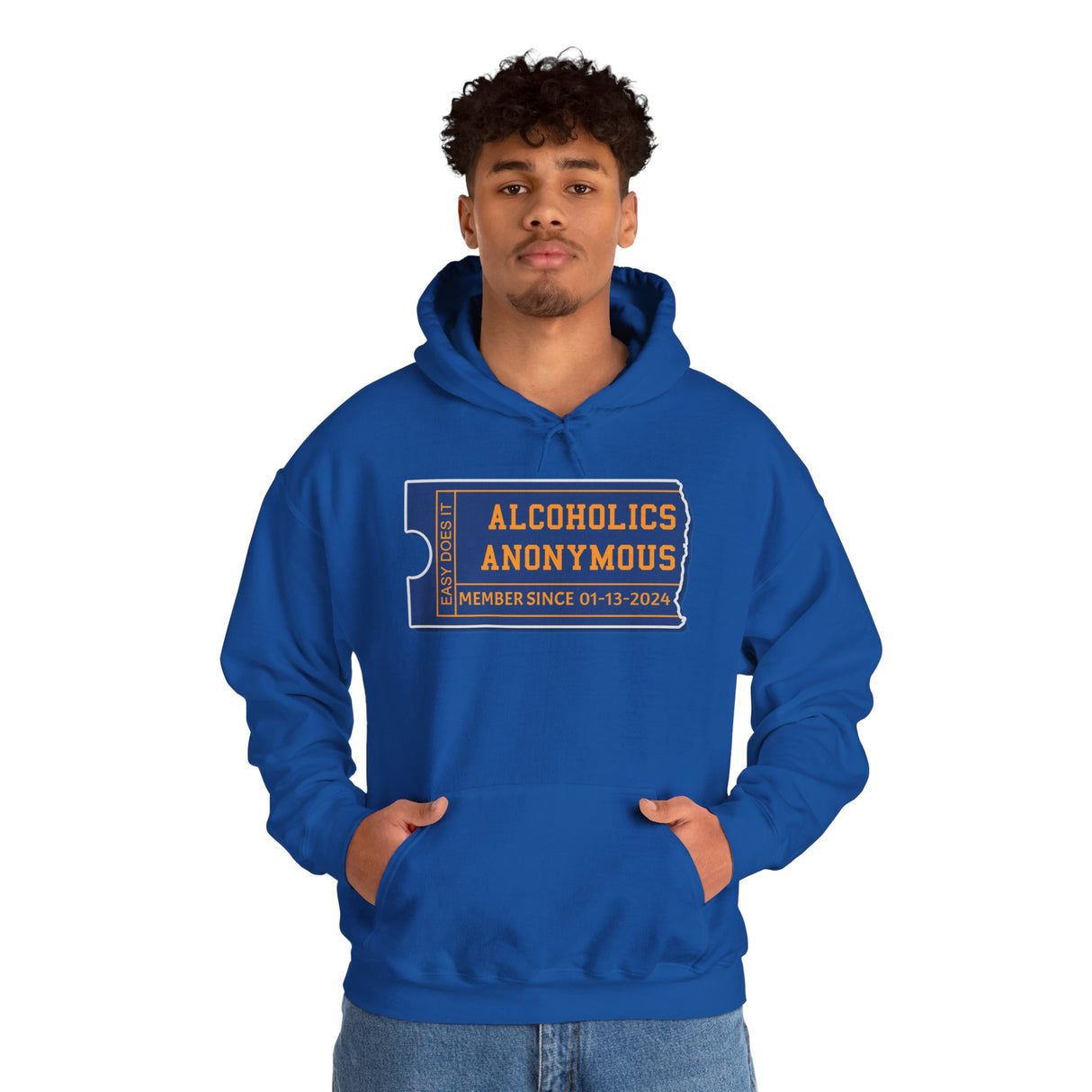 Custom AA Membership Ticket Hoodie