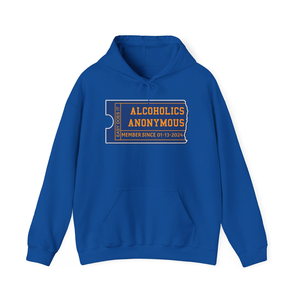 Custom AA Membership Ticket Hoodie