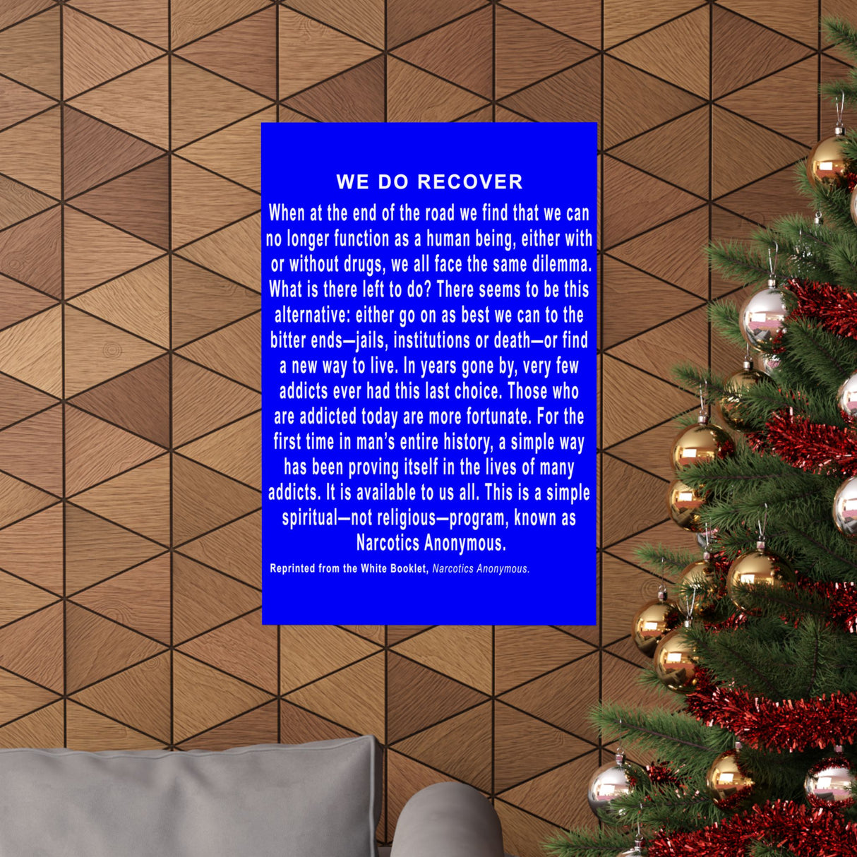 We Do Recover Vertical Posters
