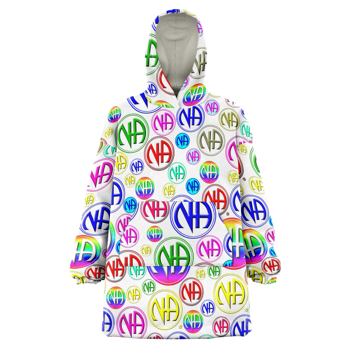 Symbol Burst Snug Hoodie - AOP