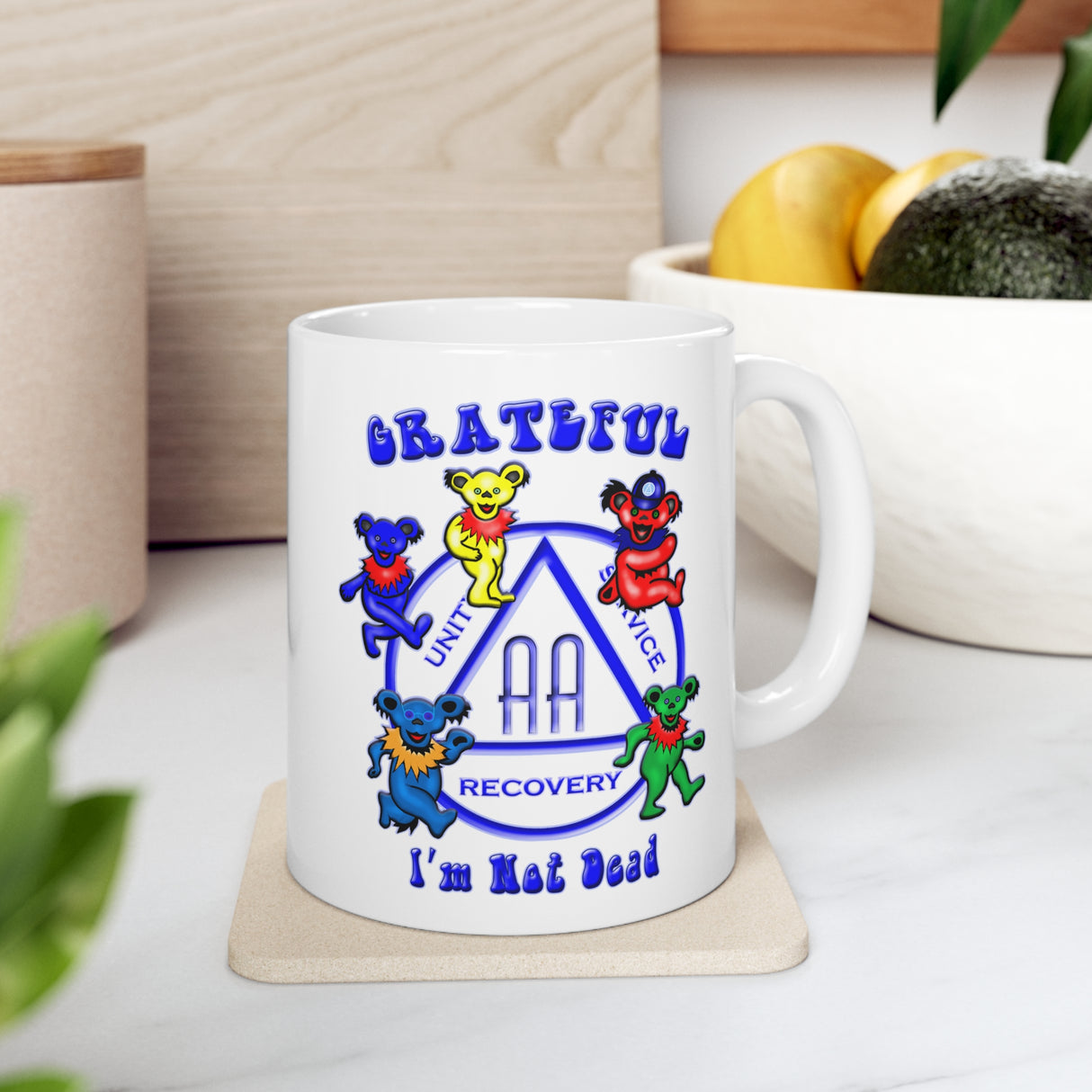 AA Grateful Not Dead 11oz Ceramic Mug