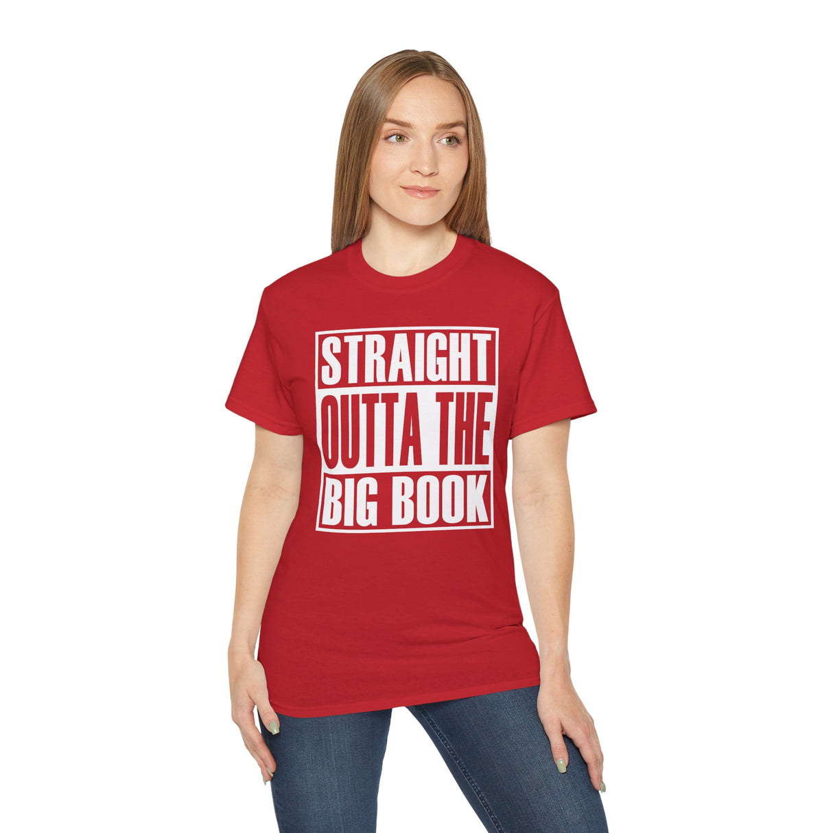 Straight Outta The Big Book AA dtg Tee