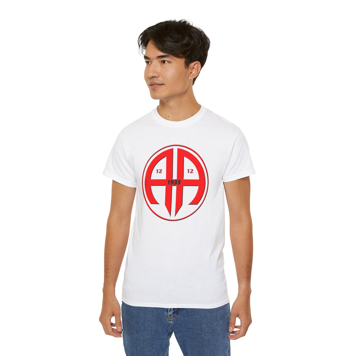Red AA Logo AA dtg Tee