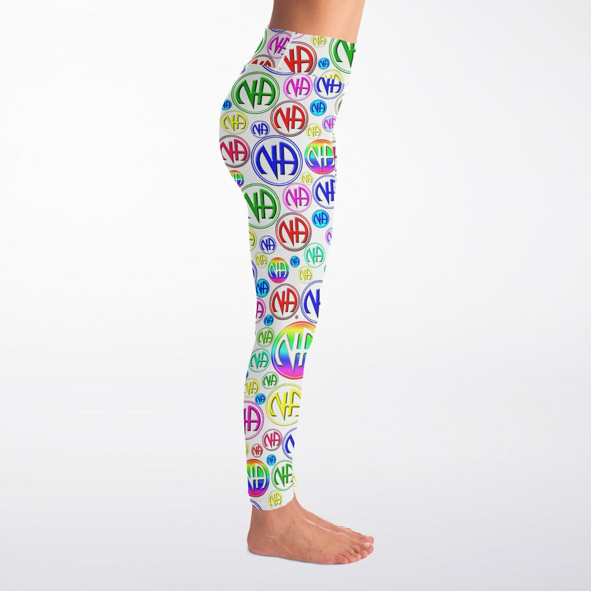 NA Symbols Yoga Leggings - AOP