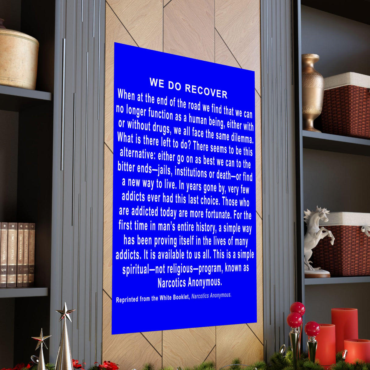 We Do Recover Vertical Posters